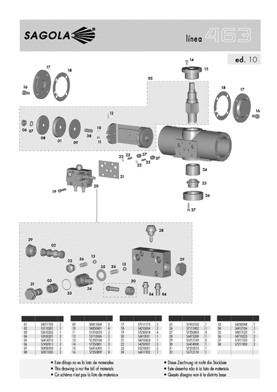 Motor neumático alternativo 463