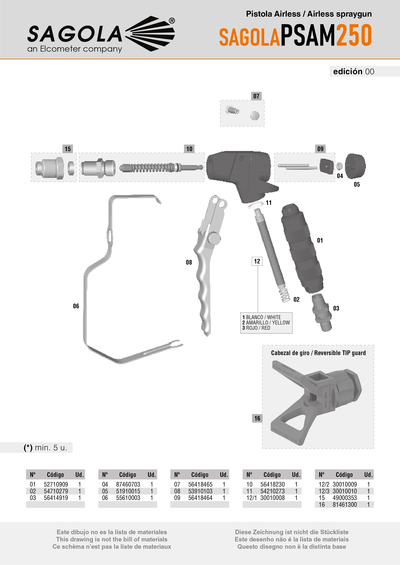 Pistola PSAM 250