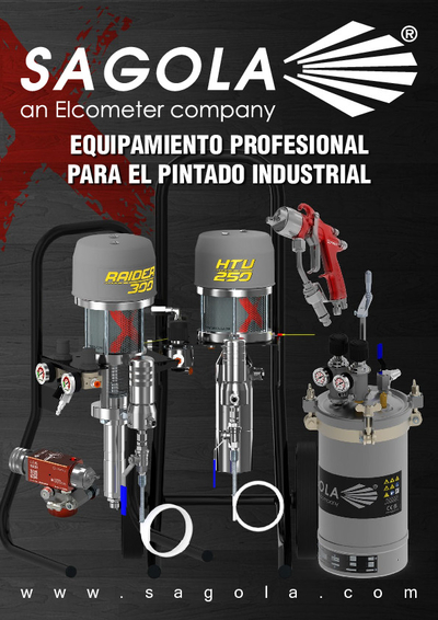 Folleto promocional pintado industrial