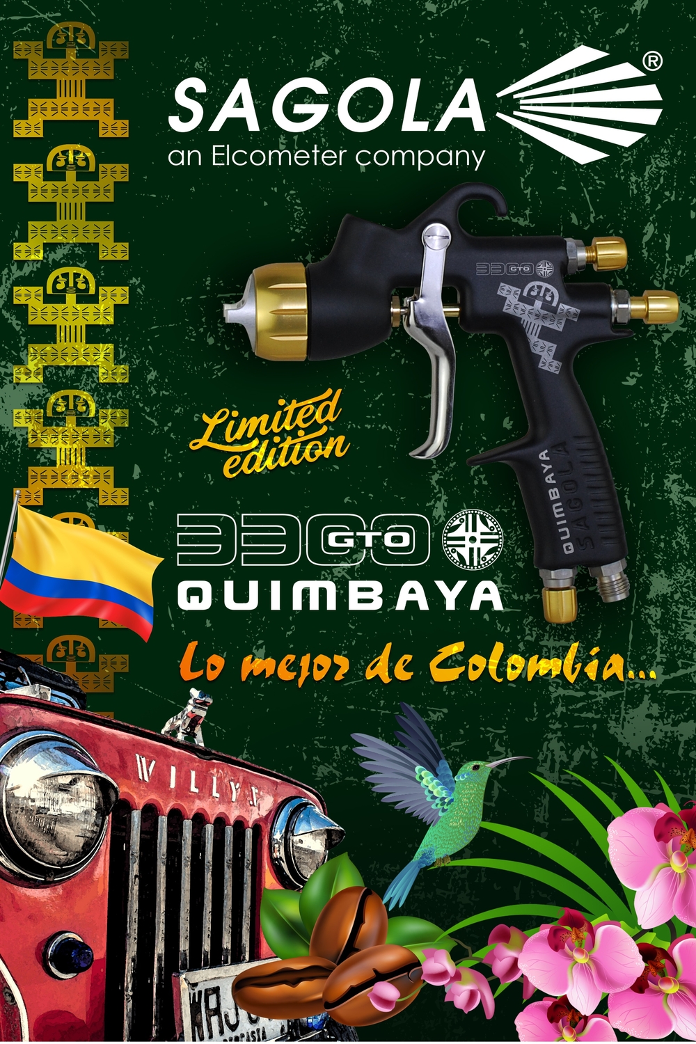 Nueva 3300GTO QUIMBAYA, inspirada en Colombia