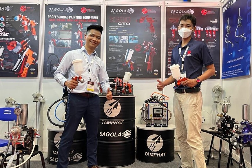Tam Phat Industrial Equipment Co. Ltd. acude a la feria BIFA Wood Vietnam para promocionar los productos de Sagola