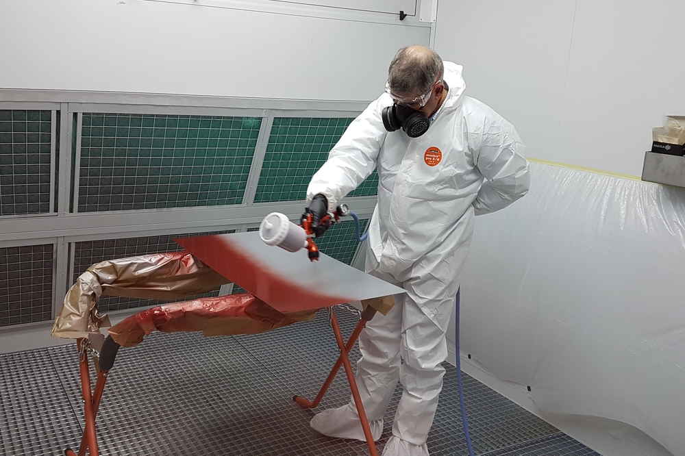 Nueva cabina de pintado en nuestro centro de formación