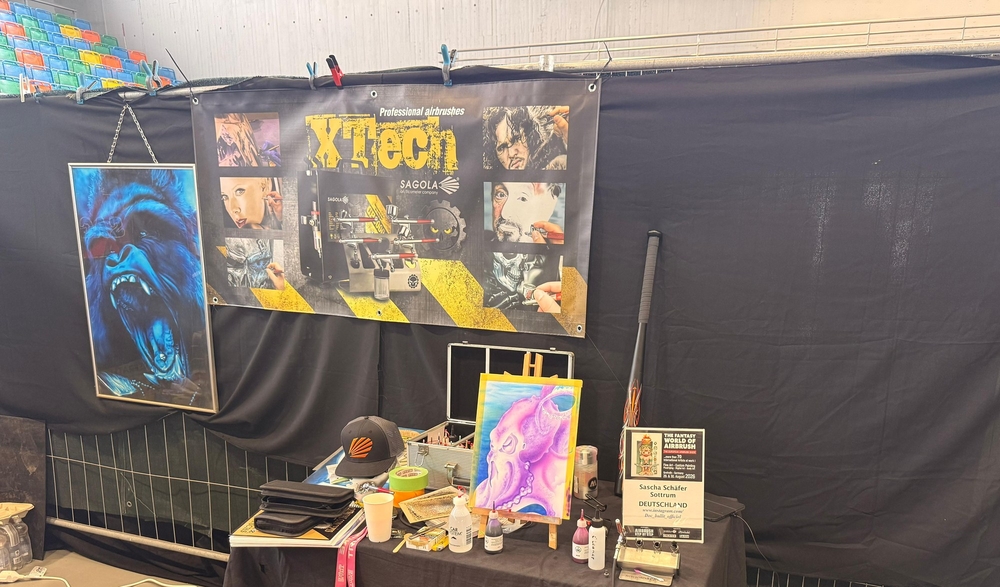 Sagola revient à The Fantasy World of Airbrush avec la gamme Sagola XTech