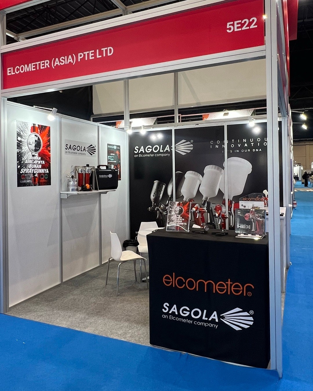 Sagola at the first Automechanika Jakarta, with Elcometer Asia