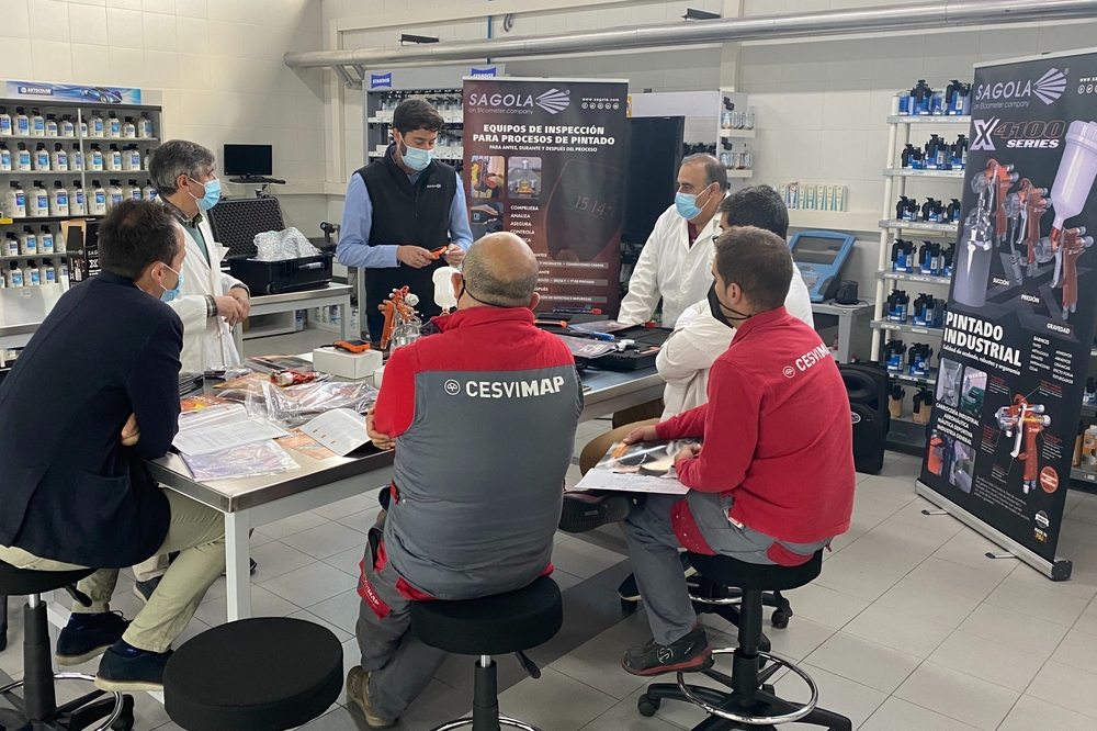 Presentamos en CESVI nuestra gama de pintado industrial y equipos de inspección