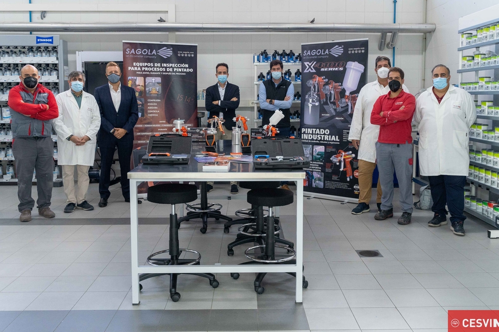 Presentamos en CESVI nuestra gama de pintado industrial y equipos de inspección