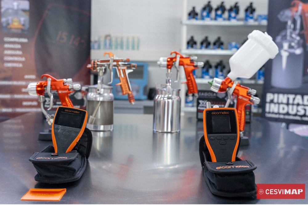Presentamos en CESVI nuestra gama de pintado industrial y equipos de inspección