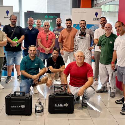 Sagola dans la finition haut de gamme pour le secteur du nautisme sportif et de plaisance : deux journées de formation avec la gamme IMRON MARINE (Axalta)