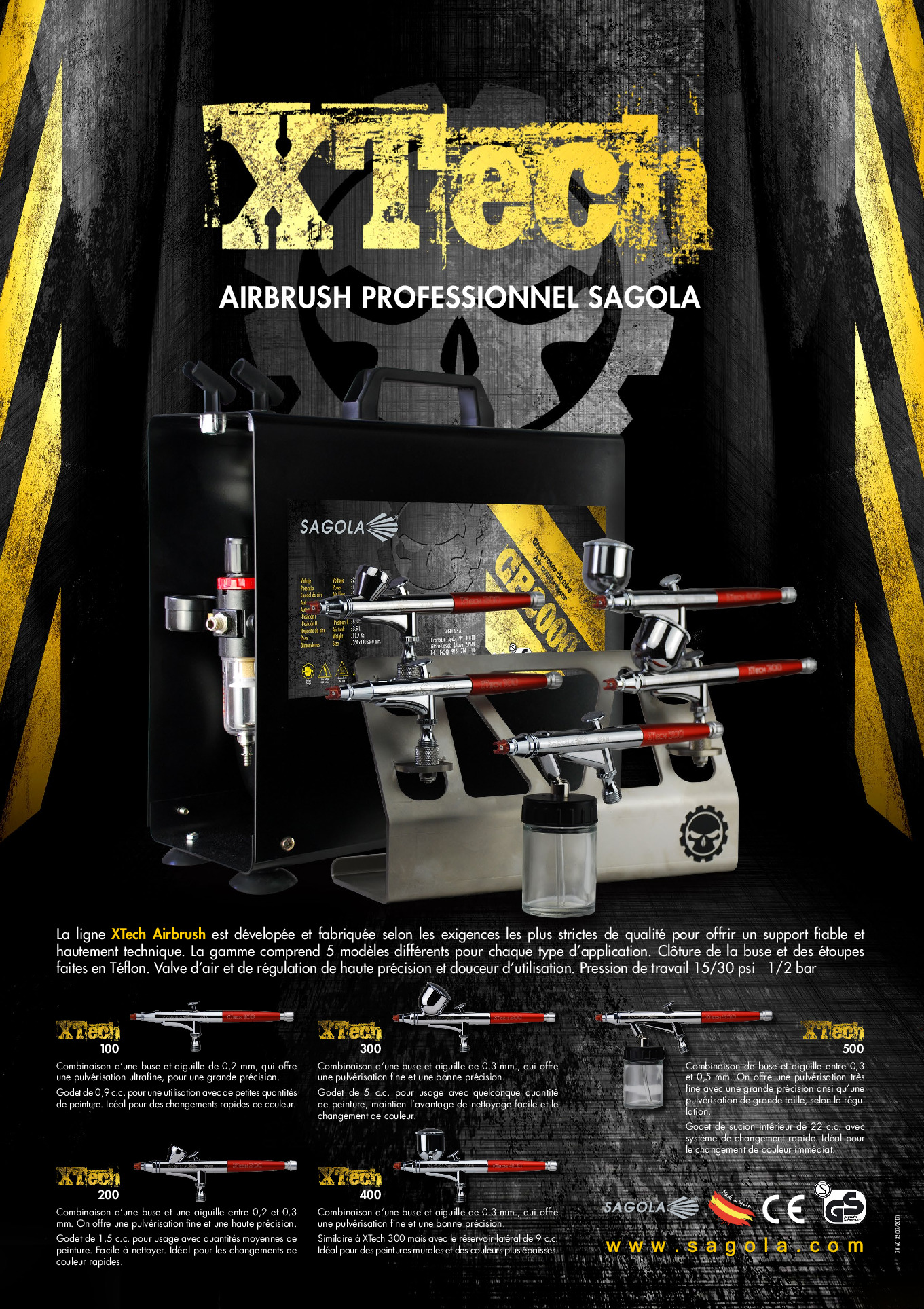 Affiches Aérographes XTech